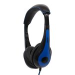 AVID Education AE-35 Classroom Computer Bulk School Headphones - Blue & Black
